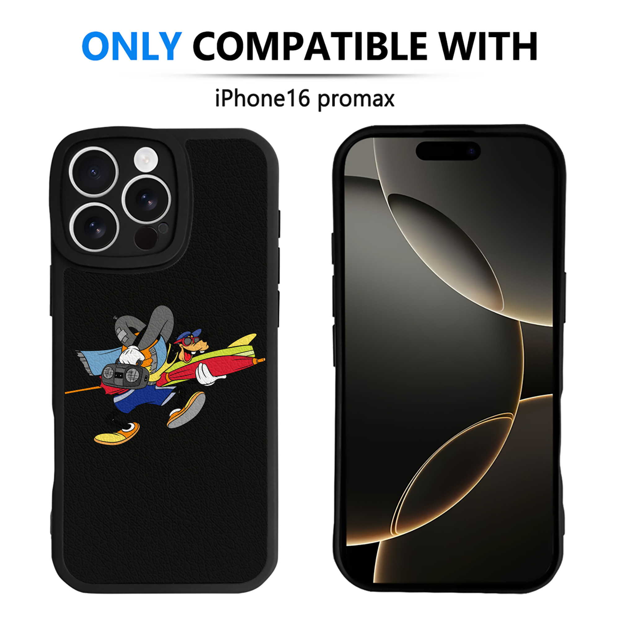 （画像用） ミッキーマウス Mickey Mouse 【iPhone 16シリーズ対応】シリコンスマホケース（レザー調） 材質：シリコン